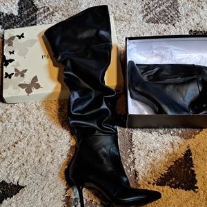 Womens leather boots